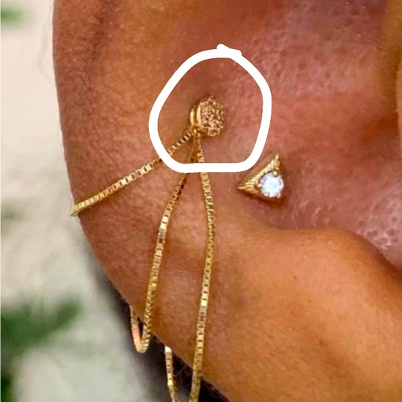 14K Yellow Gold Diamond Shine Disc